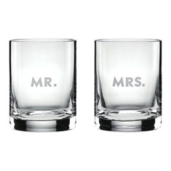 kate spade new york Darling Point Mr & Mrs Tumbler, Set of 2